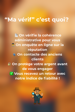 "Ma Vérif" Pack Construction et Artisan